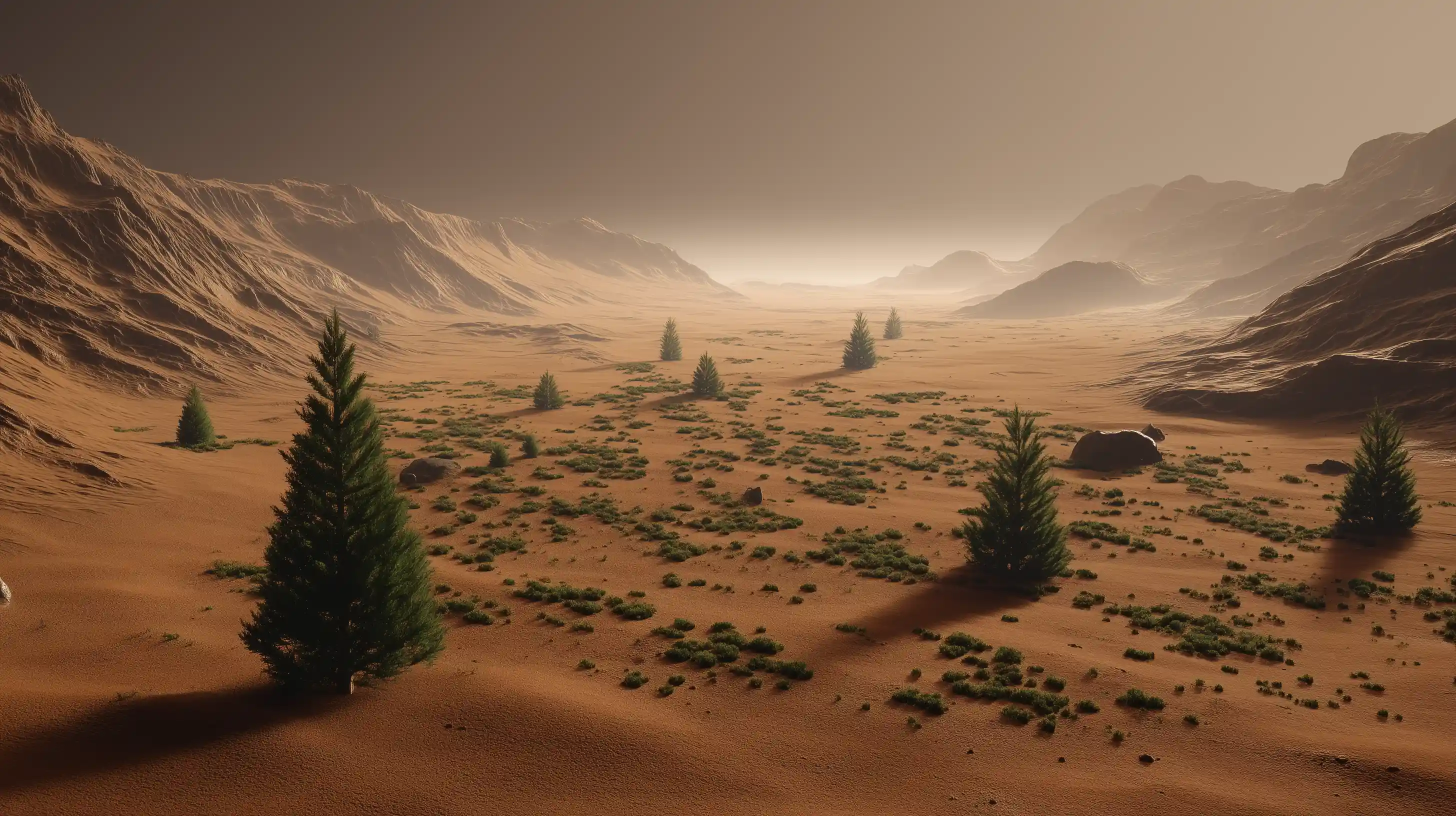 mars first green patches