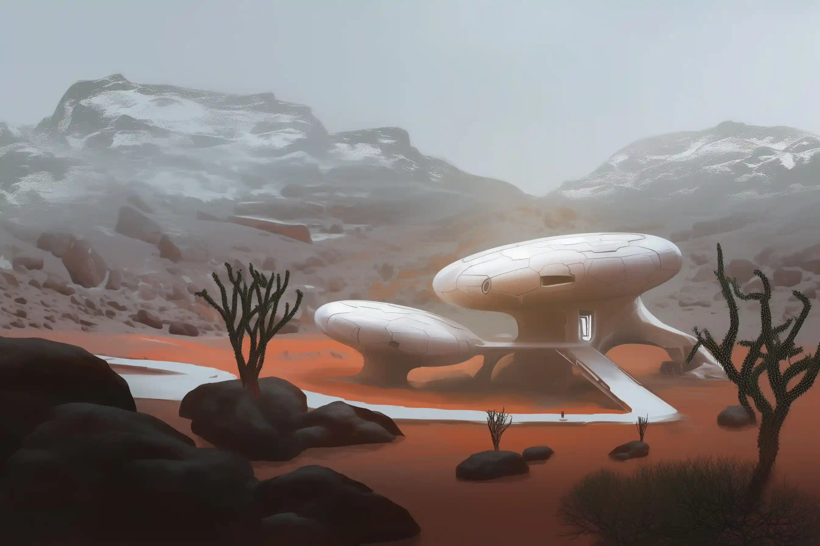 mars strange white structures 1