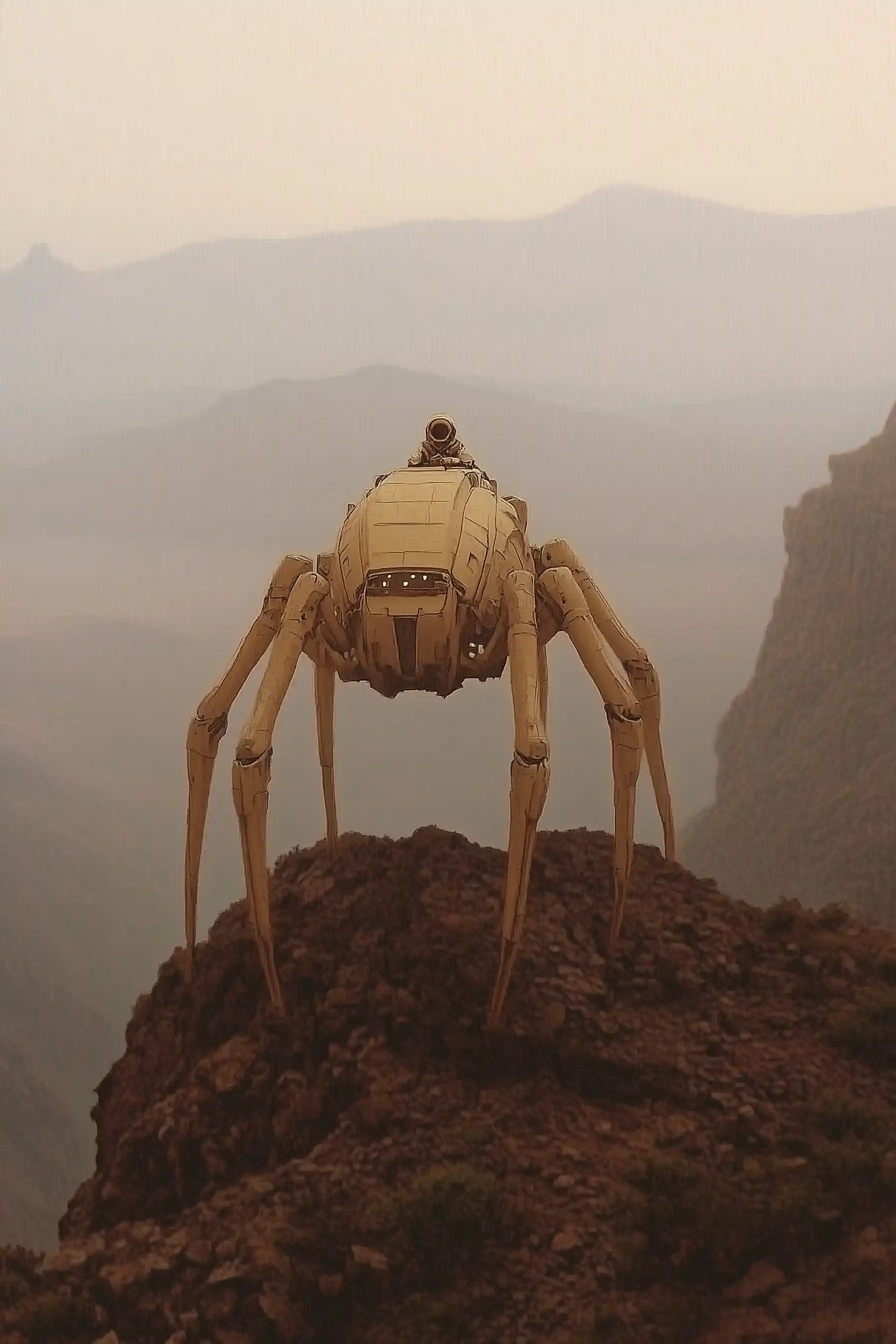 martian transport spider mechanic